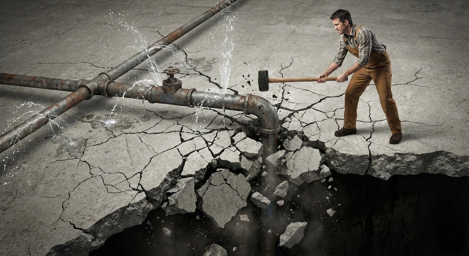 Hammering on leaks in poker