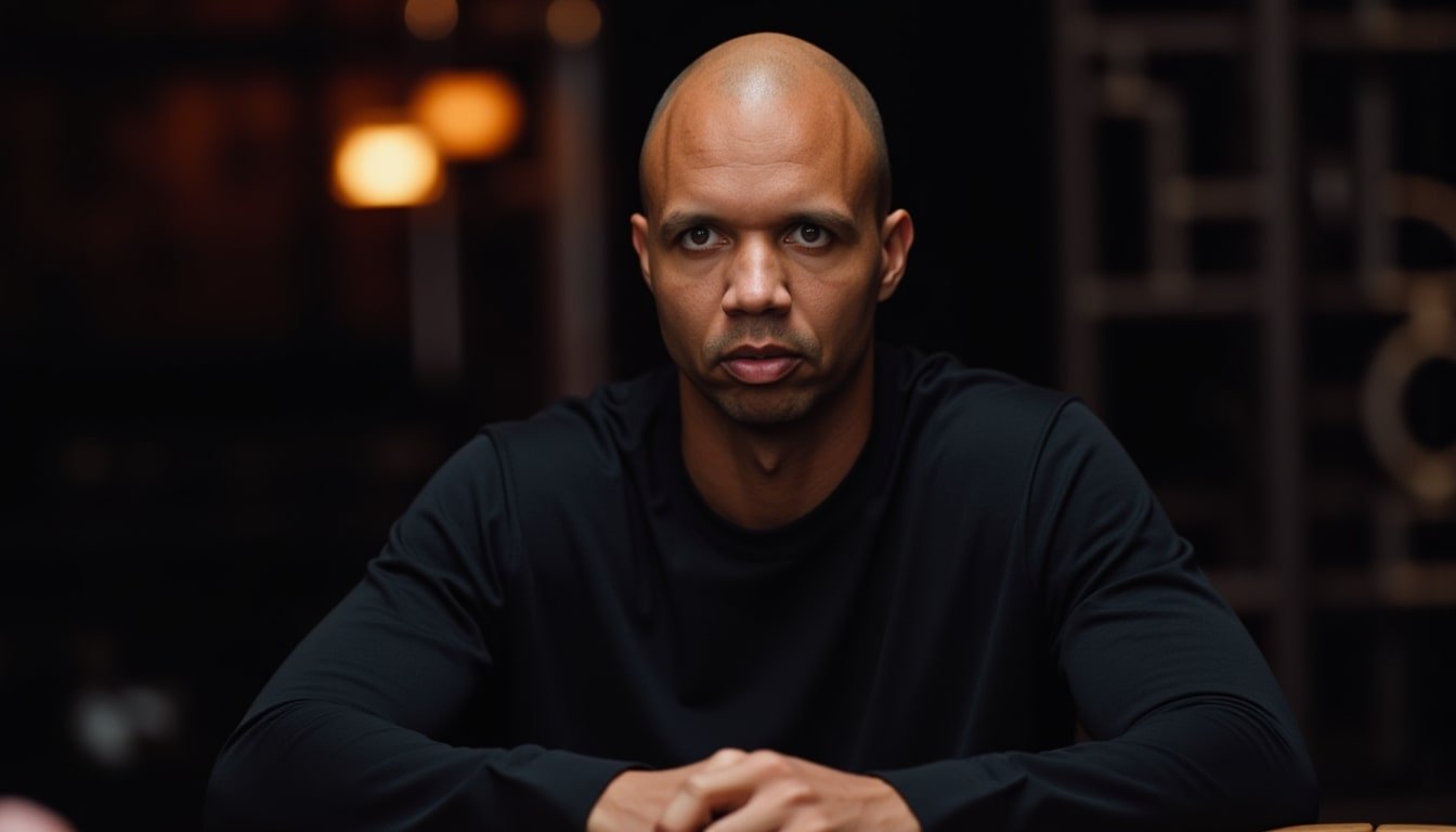 Phil Ivey's intimidating stare