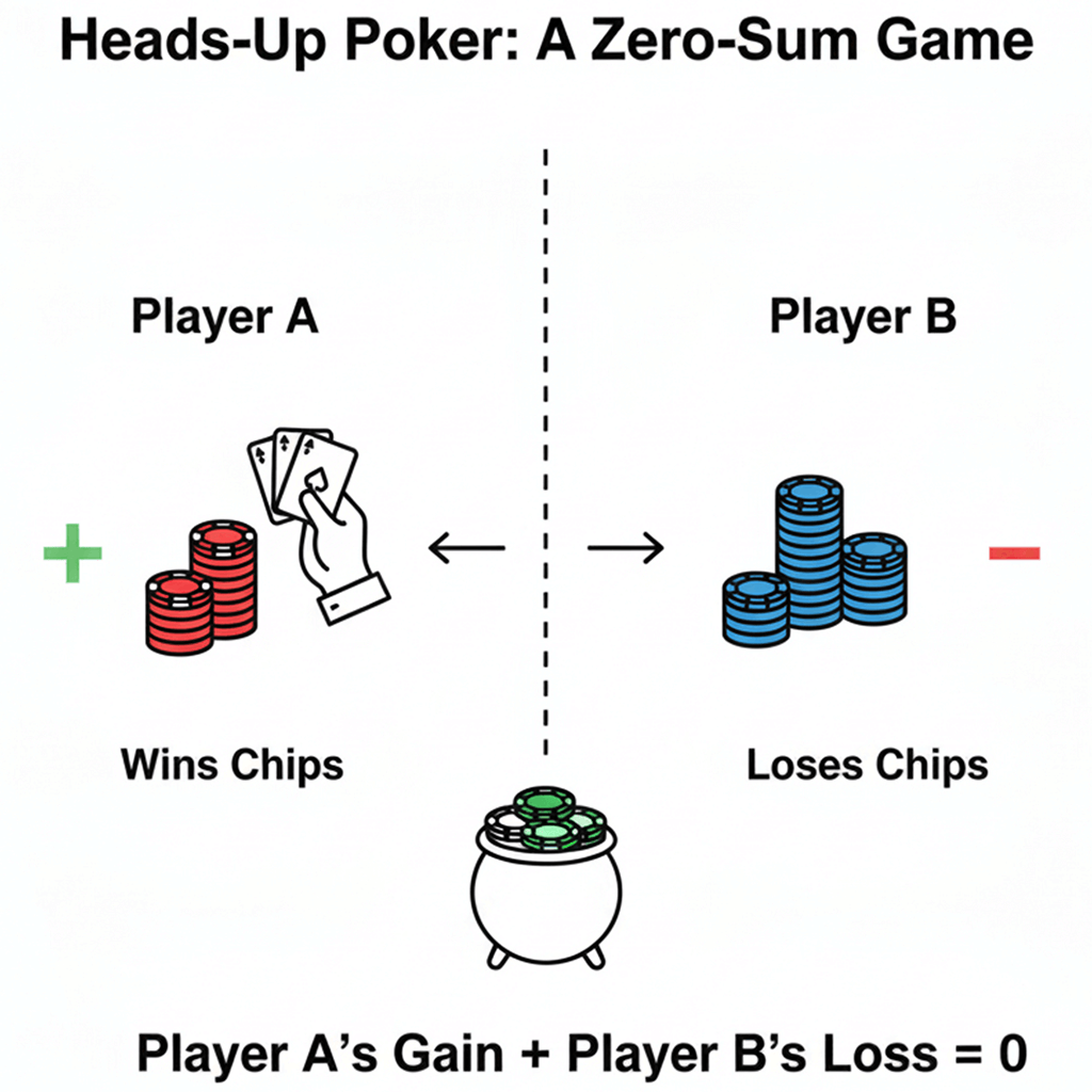 Zero sum in poker explained